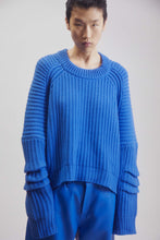 Load image into Gallery viewer, Altuzarra_Biker Sweater-Blue Crush
