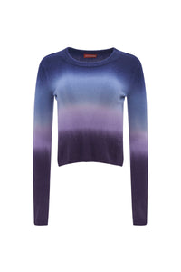 Altuzarra_'Camarina' Sweater-Aubergine Dip Dye
