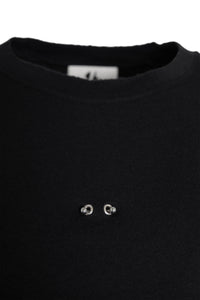 Altuzarra_Distressed Pierced T Shirt-Black