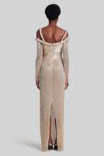 Load image into Gallery viewer, Altuzarra_&#39;Flakonera&#39; Dress-Ivory/Gold