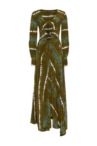 Altuzarra_'Helenos' Dress-Kalamata Gradient Shibori
