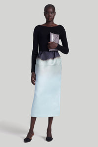 Altuzarra_'Karina' Skirt_Misty Aqua Colorscape