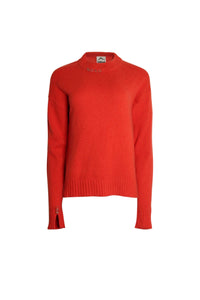 Altuzarra_Pierced Slit Sweater-Fire Red