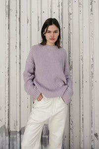 Altuzarra_Pullover With Buttons-Dusted Lavender