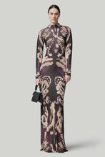 Load image into Gallery viewer, Altuzarra_&#39;Rhea&#39; Dress-Black Rorschach Jacquard