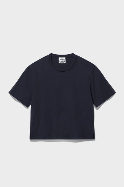 Altuzarra_Slit Crop T-Shirt-Black