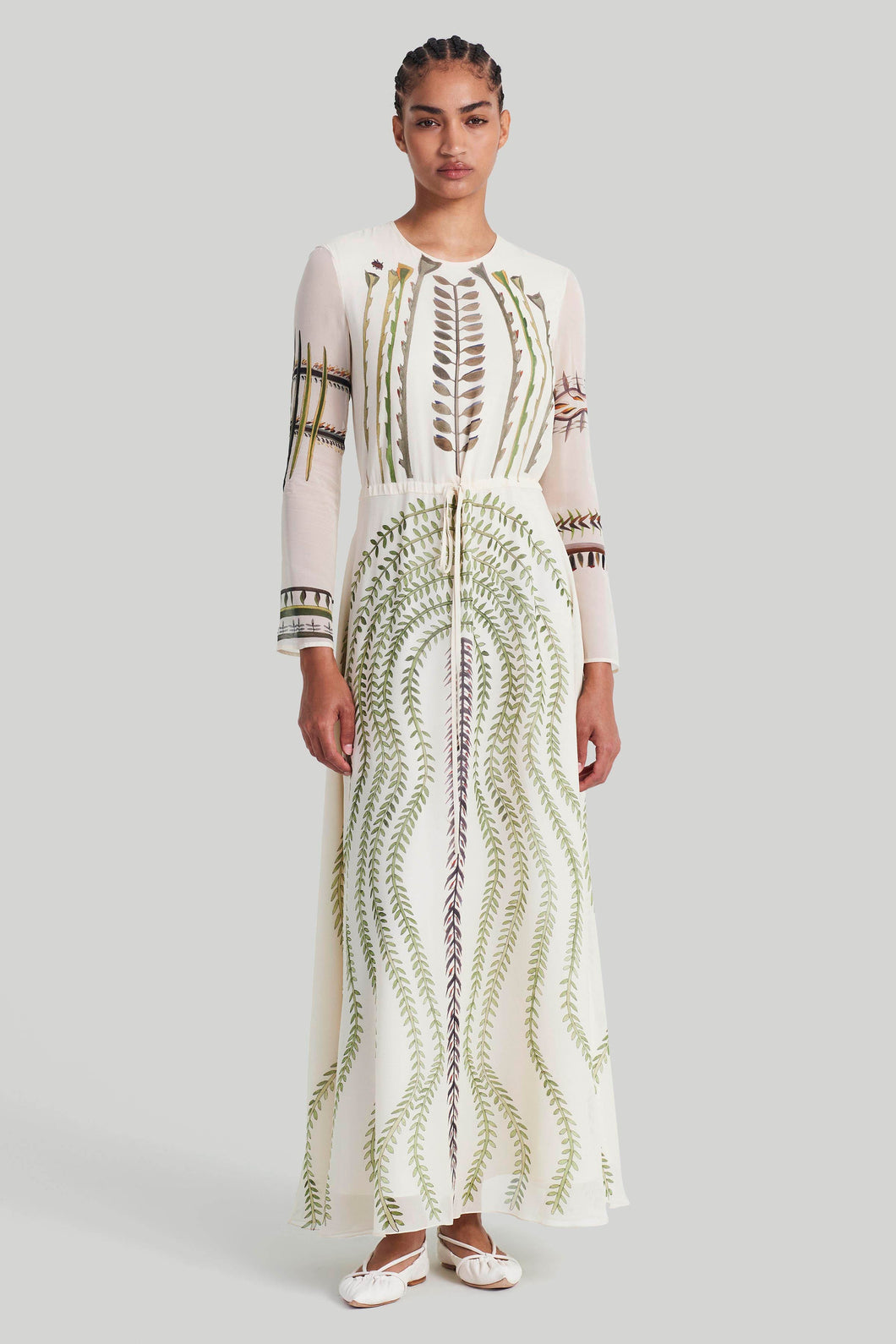 Altuzarra_'Sybbeline' Dress_Ivory Botanical