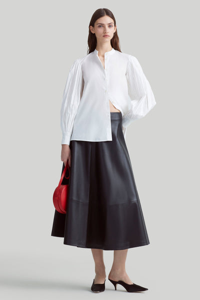 Altuzarra_'Varda' Skirt_Black Leather