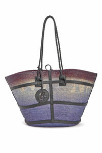 Altuzarra_'Watermill' Bag Large_Denim Shibori