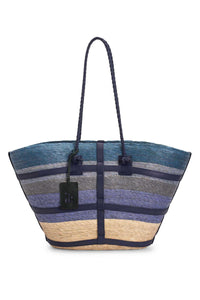 Altuzarra_'Watermill' Bag Large-Multicolor W/ Navy