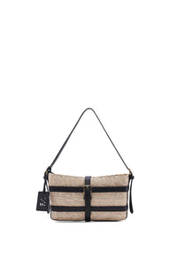 Altuzarra_'Watermill' Shoulder Bag-Natural/Black