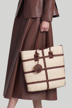 Load image into Gallery viewer, Altuzarra_&#39;Watermill&#39; Tote N/S_Natural/Tawny