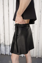Load image into Gallery viewer, Altuzarra_Wrap Leather Skirt-Black